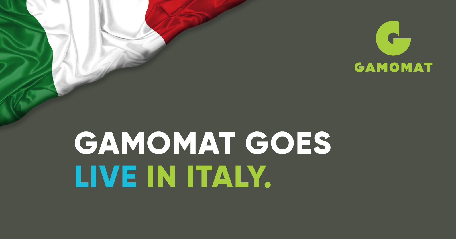 GAMOMAT expands into Italy through Bragg Gaming Group partnership