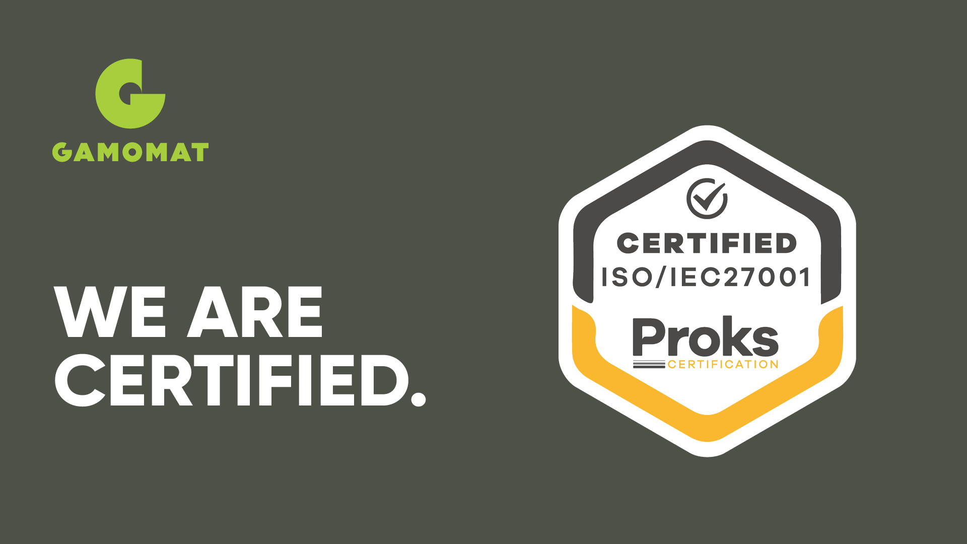 iso27001 certification_gamomat_pm